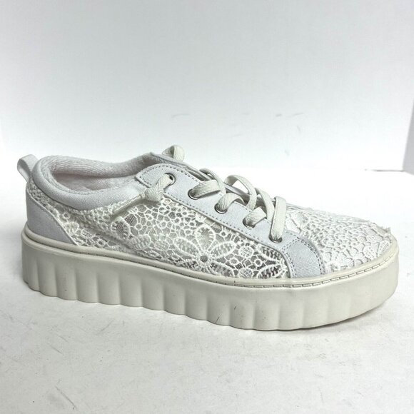 Roxy Womens Sheilahh Sneakers White, Size 8.5 M - Picture 1 of 6